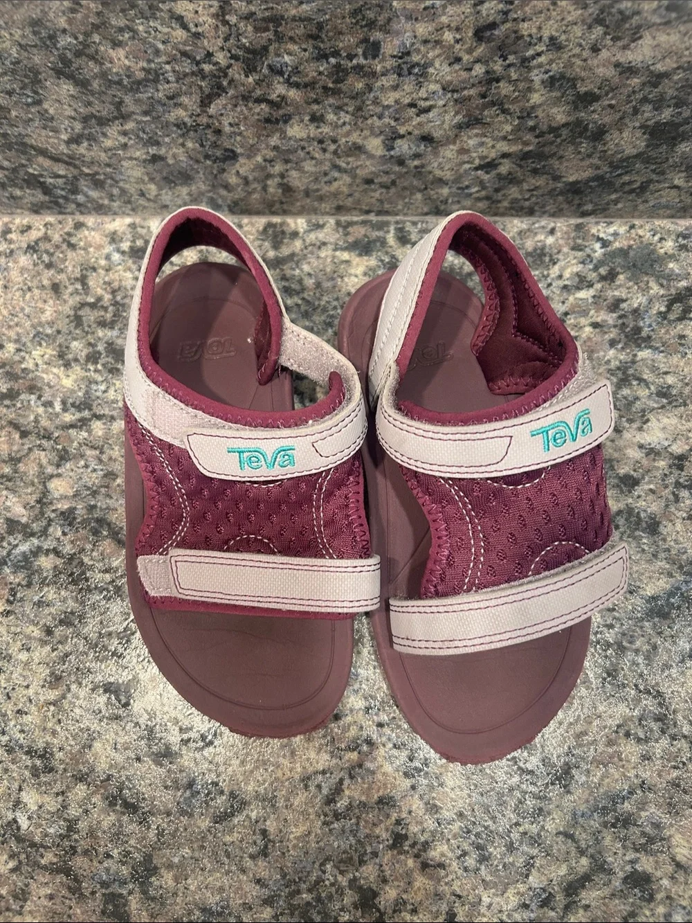 Teva Kids Purple and Teal Adjustable Strap Sandals